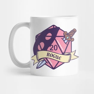 DnD Rogue Class D20 Mug